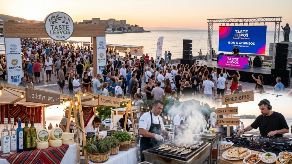 “Gusto di Lesbo 2026: Il Nuovo Festival Gastronomico di Lesbo”