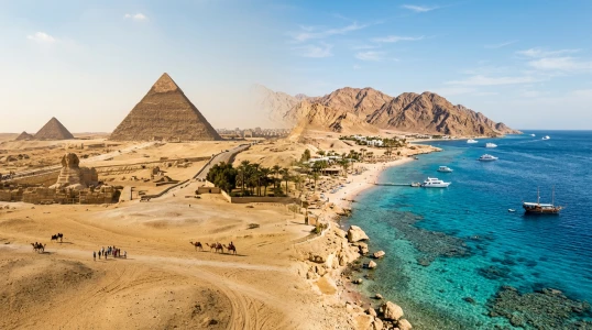 جولة مصرية من الأهرامات إلى البحر الأحمر: القاهرة وشرم الشيخ