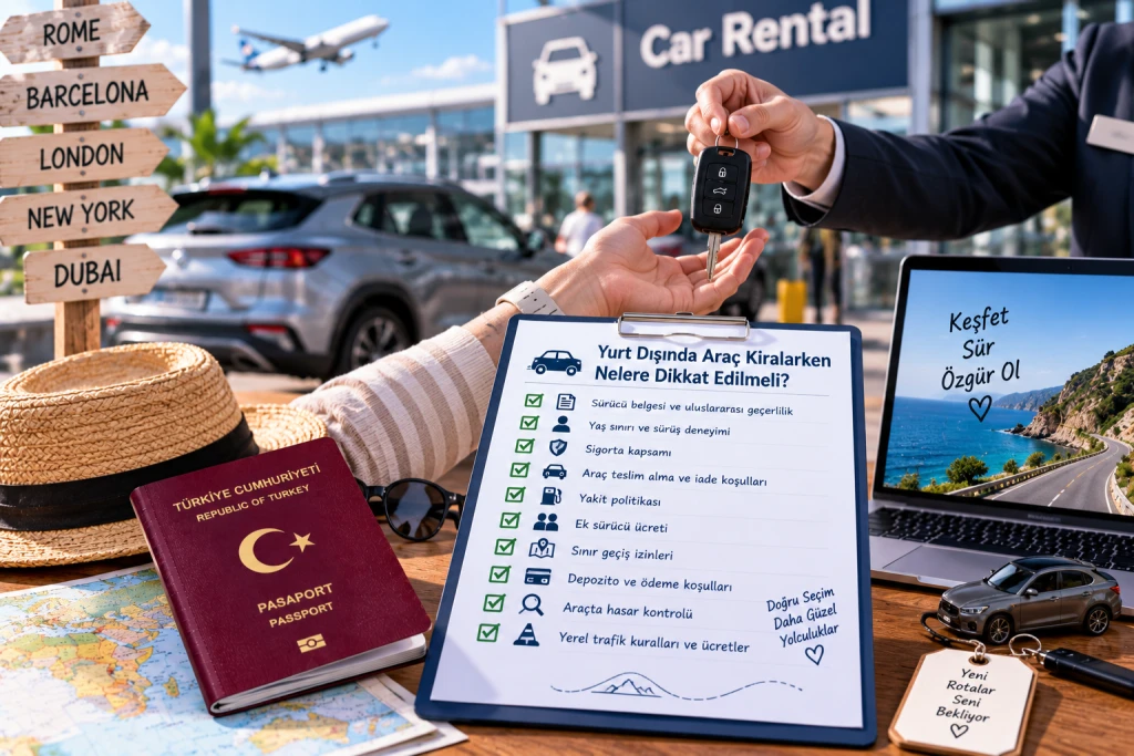 Yurt Dışında Araç Kiralarken Nelere Dikkat Edilmeli?