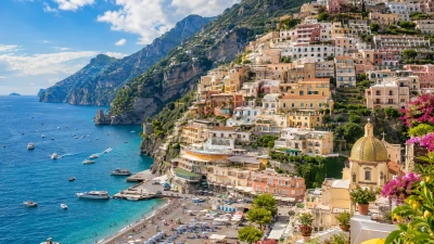 Amalfi Kıyıları Turu Rotası (Tüm Turlar Dahil)