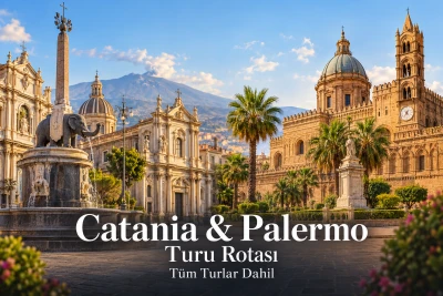 Catania & Palermo Turu Rotası (Tüm Turlar Dahil)