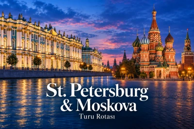 St. Petersburg & Moskova Turu Rotası