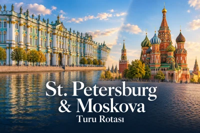 St.Petersburg & Moskova Turu Rotası V2