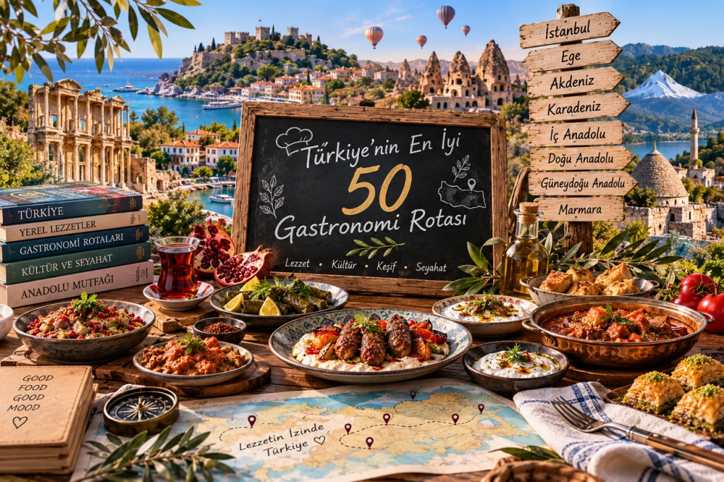 Türkiye’nin En İyi 50 Gastronomi Rotası