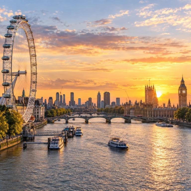 Super Promo Thames’in İki Yakası Londra Turu Rotası (LGW-LHR)