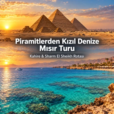 Piramitlerden Kızıl Denize Mısır Turu Kahire & Sharm El Sheikh Rotası