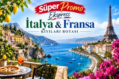 Süper Promo Ekspress İtalya & Fransa Kıyıları Rotası (MRS-TRN)