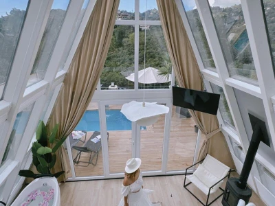 Isıtmalı Havuzlu Muhafazakar Bungalov ve Jakuzili Tiny House