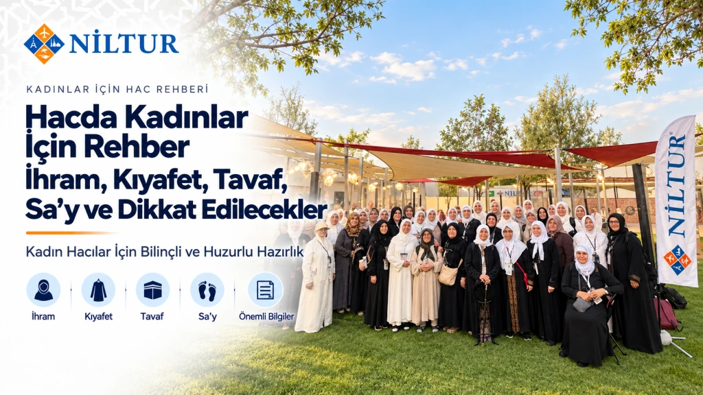 Hacda Kadınlar İçin Rehber: İhram, Kıyafet, Tavaf, Sa’y ve Dikkat Edilmesi Gerekenler