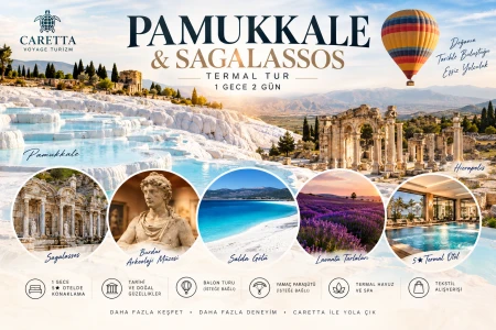Pamukkale ve Sagalassos | 1 gece / 2 gün | 5 yıldızlı termal otel