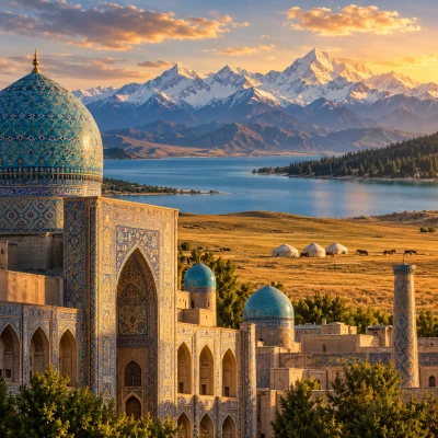 Dolu Dolu Özbekistan & Kazakistan & Kırgızistan Rotası V2
