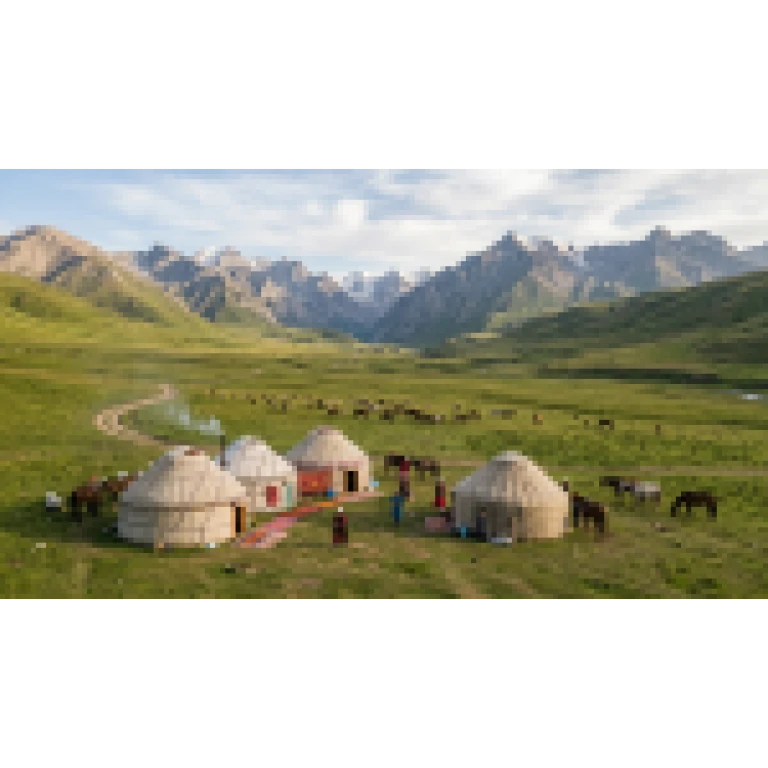 Dolu Dolu Bozkırın Kalbi Kırgızistan Rotası (Geleneksel Tent Konaklamalı)