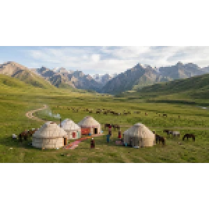 Dolu Dolu Bozkırın Kalbi Kırgızistan Rotası (Geleneksel Tent Konaklamalı)