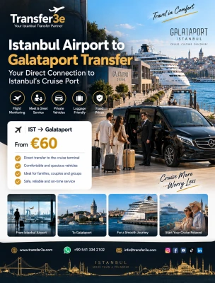 Istanbul Airport to Galataport Transfer – Private Cruise Port Transfer