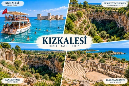 Kızkalesi Günübirlik Turu | Tekne Turu – Cennet Cehennem – Kanlıdivane