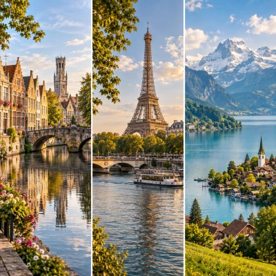 Dolu Dolu Benelüx & Paris & İsviçre Turu Rotası