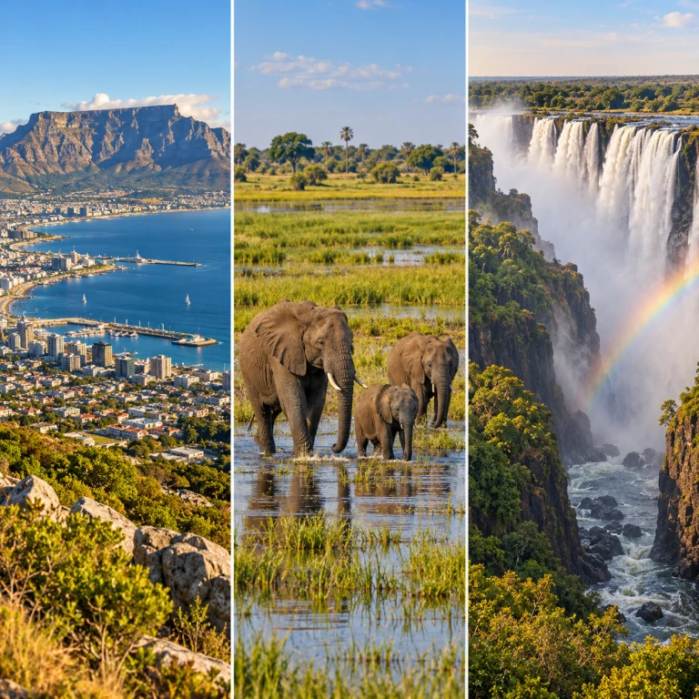 Sömestr Özel Güney Afrika & Bostvana & Victoria Şelaleleri Turu Rotası