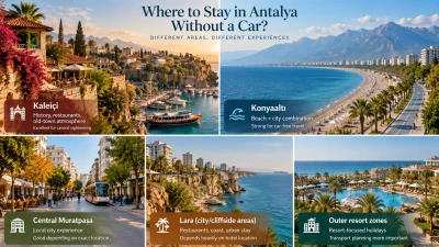 Dónde alojarse en Antalya sin coche