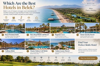 Belek, Antalya'daki En İyi Oteller: Lüks, Her Şey Dahil ve Aile Tatili Otel Tesisleri