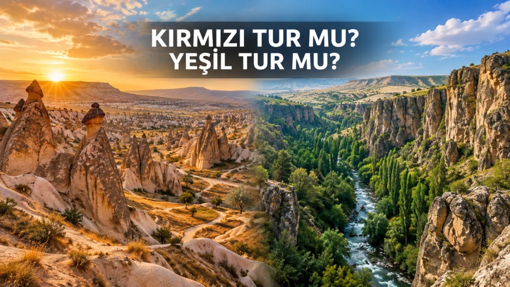 Kapadokya Kırmızı Tur mu Yeşil Tur mu? Hangi Tur Size Uygun?