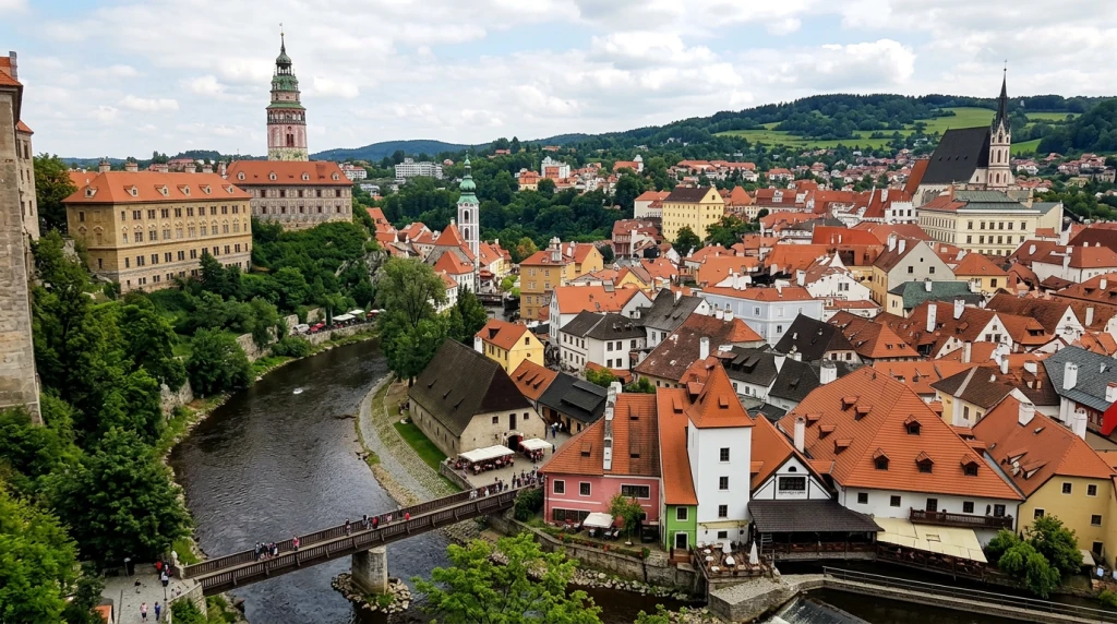Orta Avrupa'nın Altın Üçgeni Cesky Krumlov & Bratislava & Pandorf Outlet Turları Dahil Ajet HY ile Promosyon 7 Gece 8 Gün (PRG-BUD)