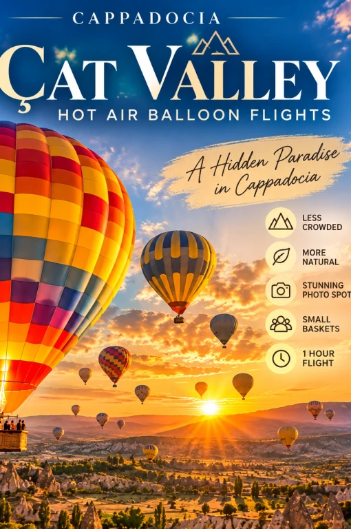 Cappadocia : Sunrise Balloon Flight in Çat Valley