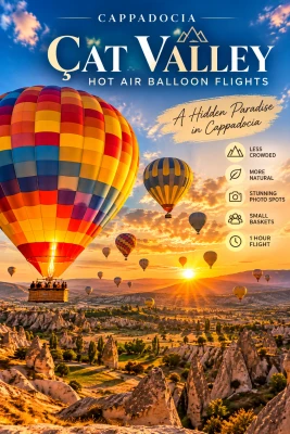 Cappadocia : Sunrise Balloon Flight in Çat Valley