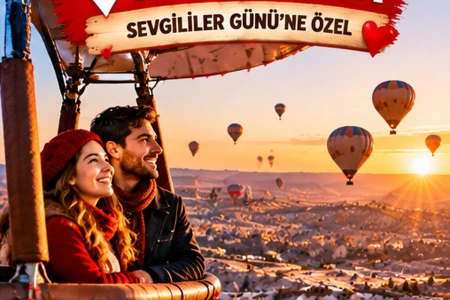 Sevgililer Günü Özel Kapadokya Turu 1 Gece Konaklamalı