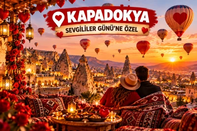 Sevgililer Günü Özel Kapadokya Turu 1 Gece Konaklamalı