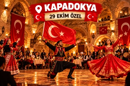 29 Ekim Özel Kapadokya Turu | 1 Gece Otel Konaklamalı | İstanbul Çıkışlı