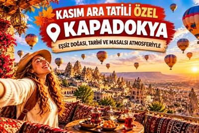 Kasım Ara Tatili Kapadokya Turu | 1 Gece Otel Konaklamalı | İstanbul Çıkışlı