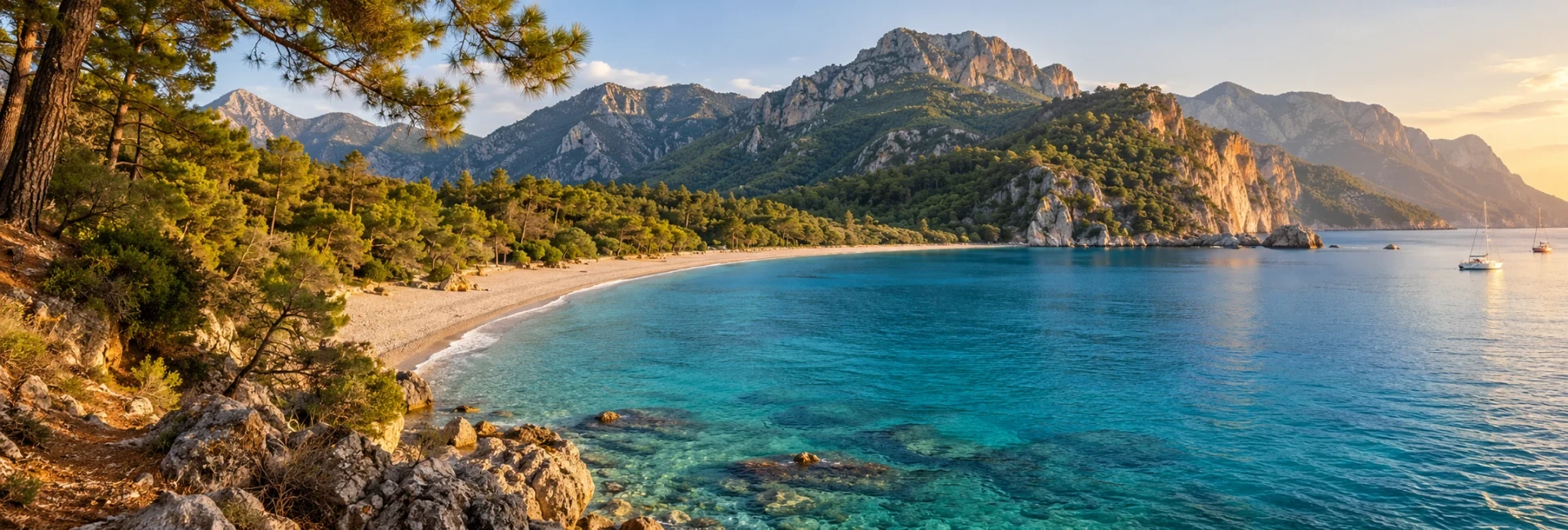 Olympos’ta Akdeniz’e merhaba