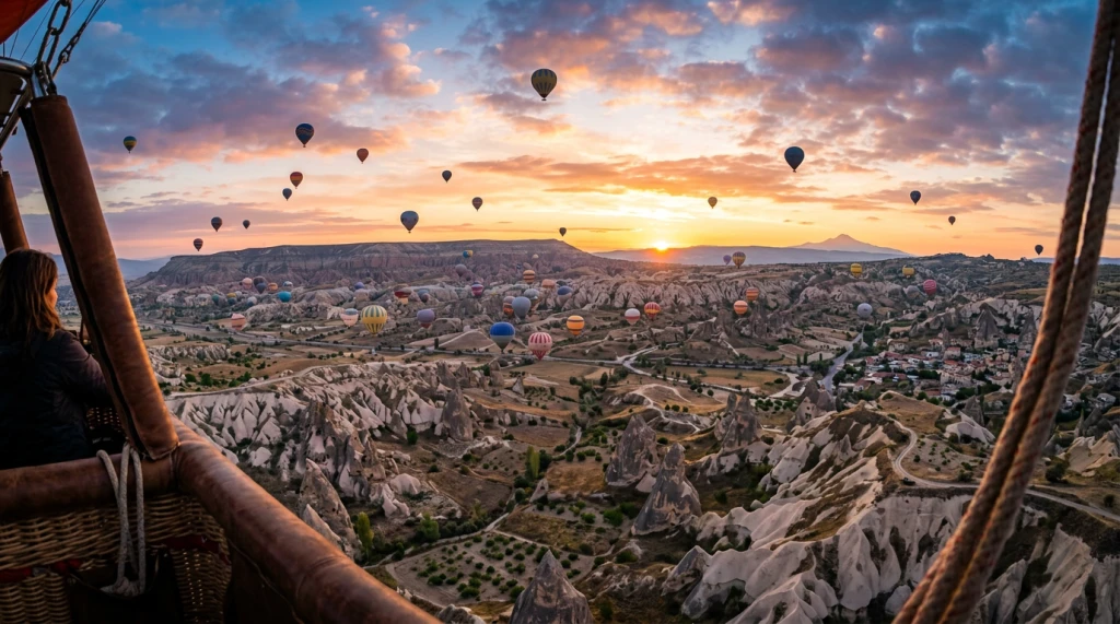 Ekim 2026 Kapadokya Balon Turu: Yukarıdan Gün Doğumu Manzaraları
