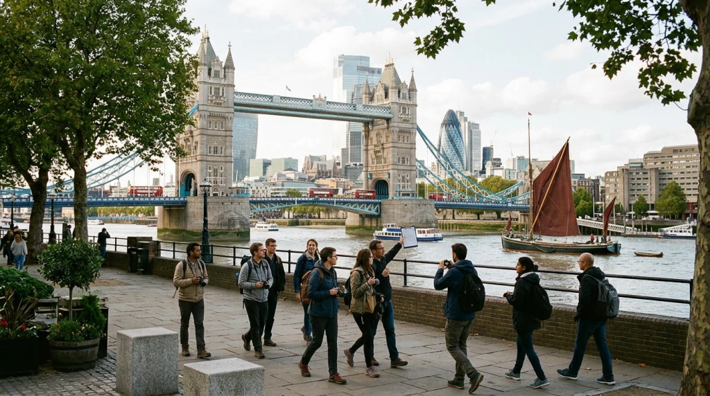 Super Promo Thames'in İki Yakası Londra Turu Rotası (LGW-LHR)