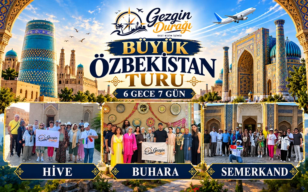 İstanbul Hareketli Özbekistan Turu | Taşkent, Buhara & Semerkand