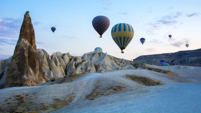 Ankara Çıkışlı Günübirlik Balon Seyirli Kapadokya Turu: Otobüsle 1 Gün