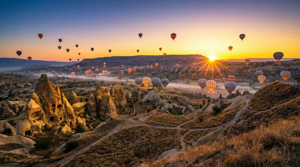 Hot-Air-Ballon-Fahrt in Kappadokien – Deluxe Premium Erlebnis, Goreme