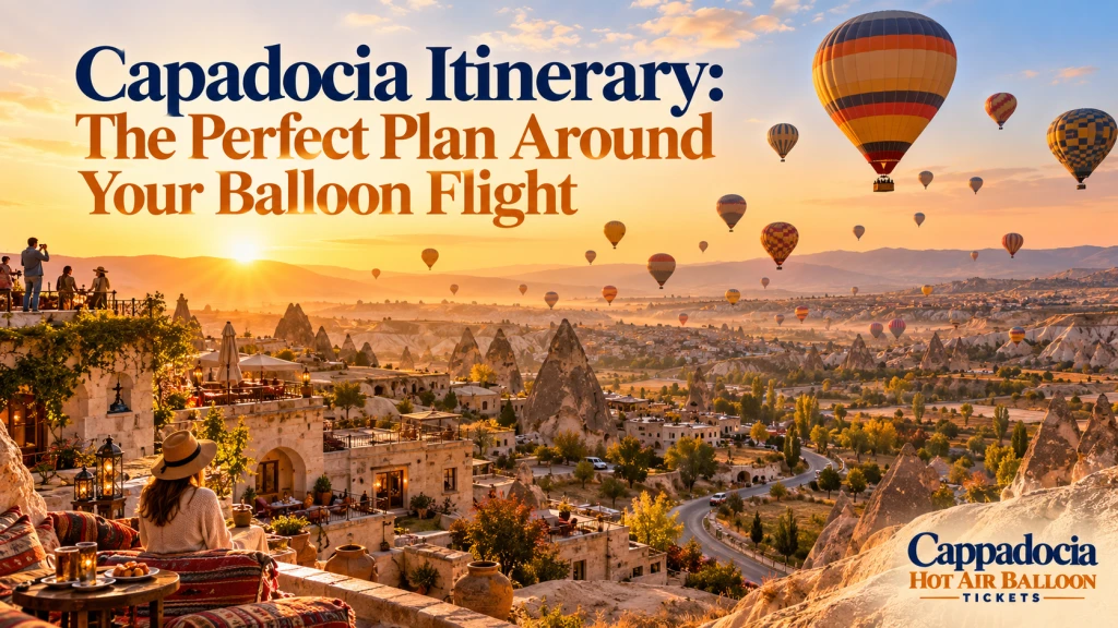 Kappadokien Reiseroute: der perfekte Plan rund um Ihre Ballonfahrt
