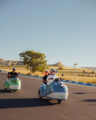 カッパドキアグリーンツアー + トライクバイク体験（1時間ライド）