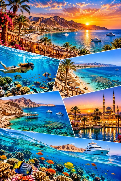 3 Nights 4 Days Red Sea Dream; Prestige Sharm El Sheikh Tour (Winter Season) (507) with Pegasus Airlines from Istanbul Sabiha Gökçen Airport