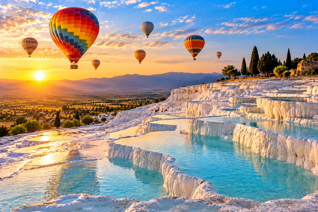 Pamukkale & Hierapolis – Regular Full-Day Group Tour from Kusadasi