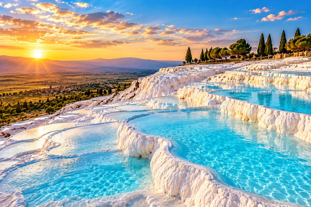 Pamukkale & Hierapolis – Regular Full-Day Group Tour from Kusadasi