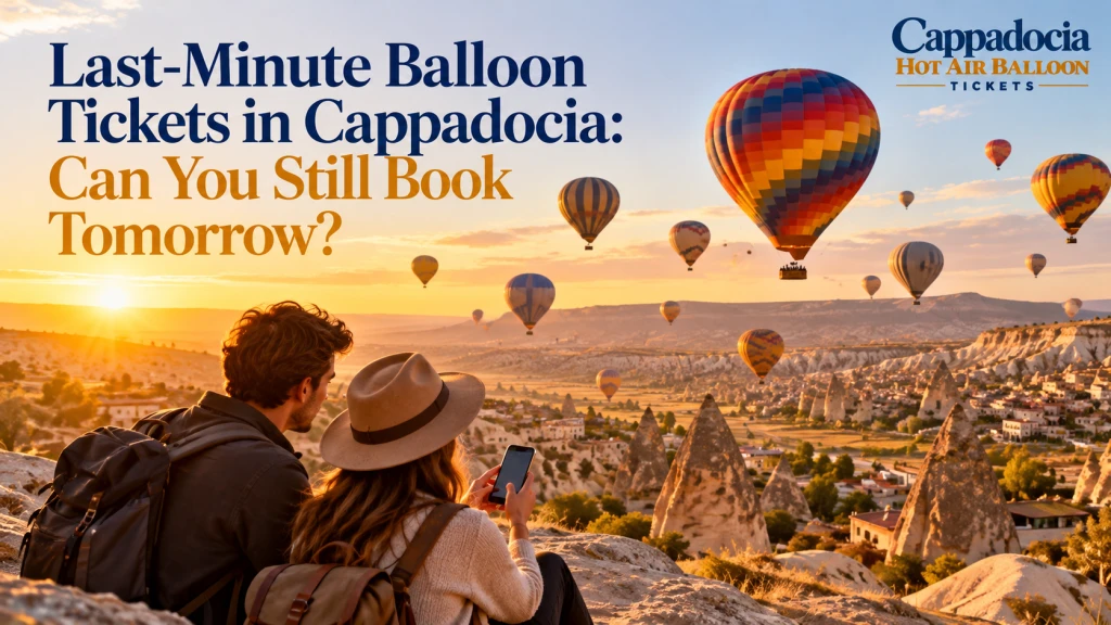 Ballonfahrt in Kappadokien last minute: Kann man noch für morgen buchen?