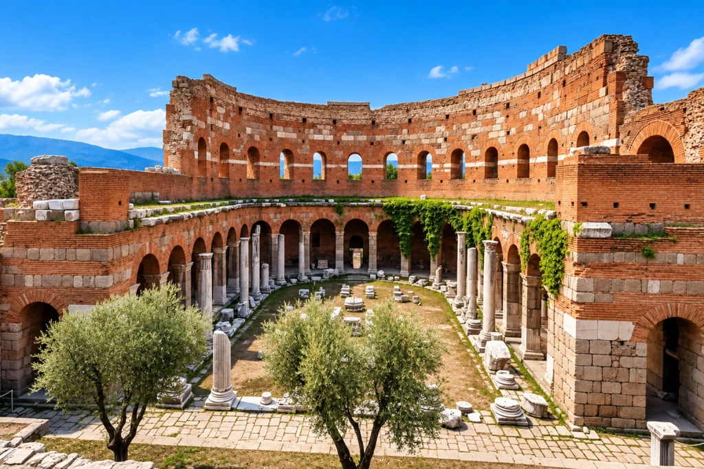 Pergamon, Red Basilica & Asclepion – Private Full-Day Tour from Kusadasi