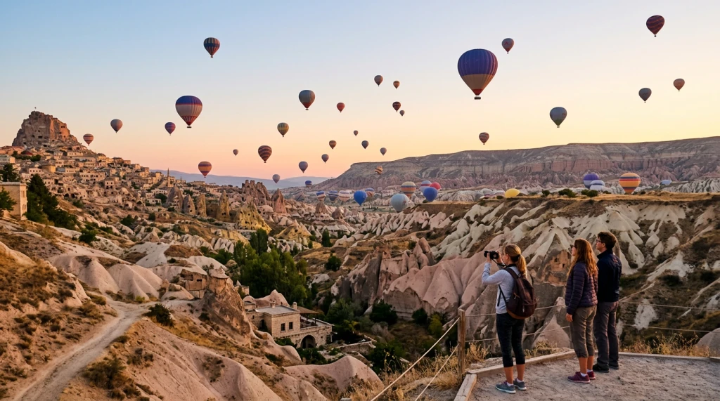 Oktober in Kappadokien: Heißluftballons, Taltouren und Red Tour