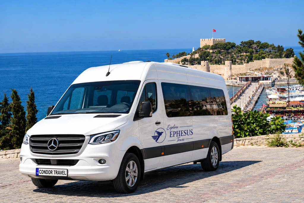 Kusadasi to Izmir Airport – Private Mercedes Sprinter Transfer (Up to 14 Passengers)