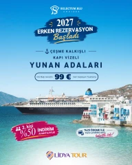 Çeşme Kalkışlı Kapı Vizeli Yunan Adaları Gemi Turları