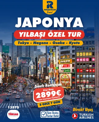 YILBAŞI ÖZEL JAPONYA TURU