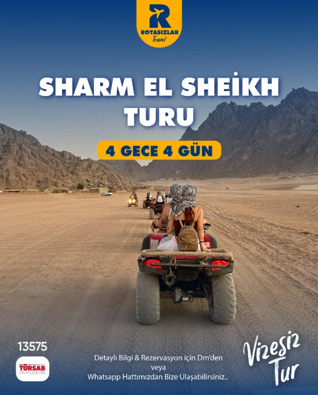 4 Gece 5 Gün Sharm Turu