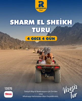 4 Gece 5 Gün Sharm Turu